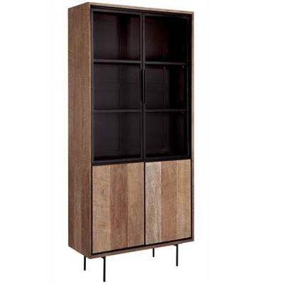 DTP Home Vitrinekast 'Metropole' Teakhout, 210 x 100cm