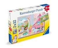 Ravensburger puzzel prince&princess 2x12 - thumbnail
