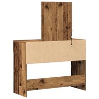 Kaptafel met lade Oud Hout 100 x 40 x 130 cm Bewerkt hout - thumbnail