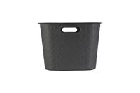 Curver Softex wasmand 45 liter antraciet - thumbnail