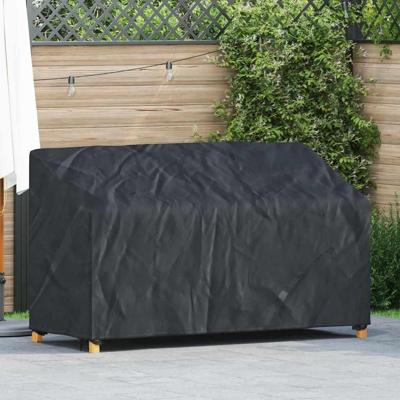 Tuinbankhoes Zwart 165 x 70 x 65 / 94 cm 600D stof
