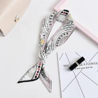 Lente en zomer Tarot patroon professionele chiffon kleine scoutingdas wilde sjaal grootte: 105 x 6.5 cm (Fate) - thumbnail