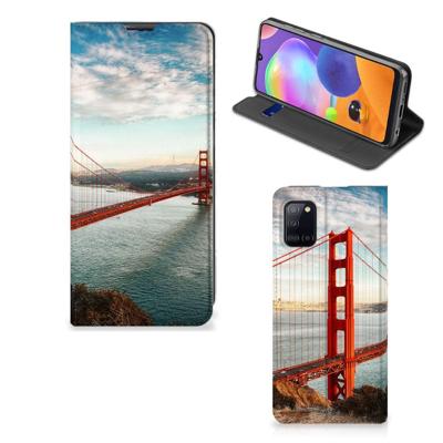 Samsung Galaxy A31 | Book Cover | Golden Gate Bridge