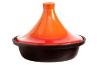 Cosy & Trendy Tajine Inductie - Zwart/Oranje - ø 25 cm - thumbnail