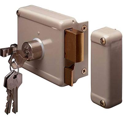 Yale 634.60 oplegslot met vaste buitencilinder doornmaat 60 mm - draairichting 1 = DIN Ls