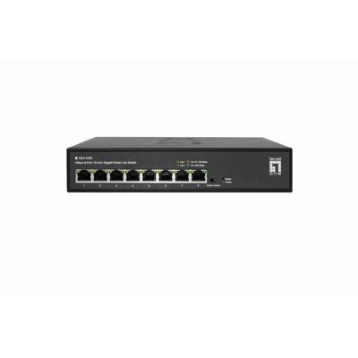 LevelOne GES-2208 netwerk-switch Managed L2 Gigabit Ethernet (10/100/1000) Zwart