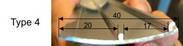 Wiesbaden aluminium afdekstrip 200 cm wandprofiel type 4