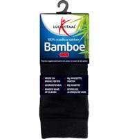 Lucovitaal Bamboe Sokken Zwart 39-42 - thumbnail