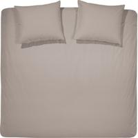 Cinderella dekbedovertrek Weekend - taupe - 200x200/220 cm - Leen Bakker - thumbnail