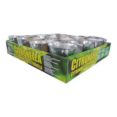 Basic Citronellakaars in metalen emmer 9 cm