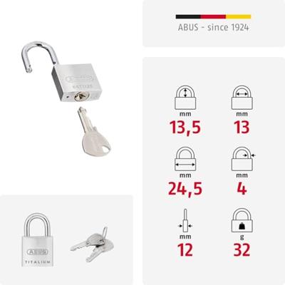 ABUS Hangslot 64Ti/25 - 64TI/25 - 64TI/25