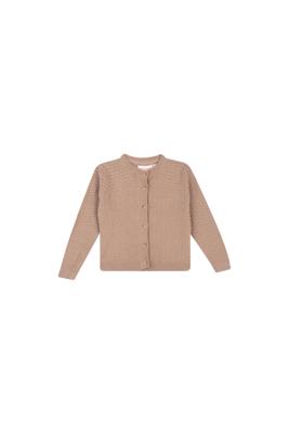 Someone winter gilet meisjes - donker beige - longsleeve - Elsie