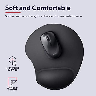 Trust BigFoot Mouse Pad Desktop accessoire Zwart - thumbnail