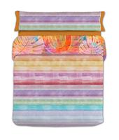 Dekbedovertrek set Lois CORSO P. Oranje Bed van 90 3 Onderdelen - thumbnail