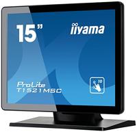 iiyama T1521MSC-B1 15' ProLite Multi Touch Screen LED Monitor - Black - thumbnail