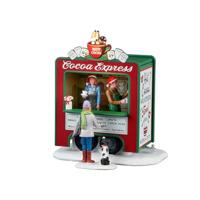 Cocoa Express 12x16x20 cm 2st Kersthuisje LEMAX - Lemax - thumbnail