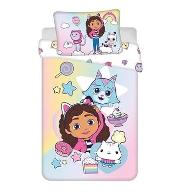 Gabby's Dollhouse dekbedovertrek Sugar- 100 x 135 cm - Katoen