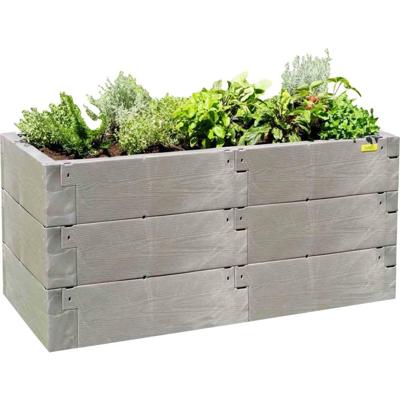 Juwel 20471 Hoogbeet Timber set M 3 rijen, houtlook 1 stuk(s)