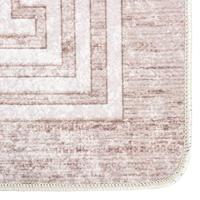 Vloerkleed wasbaar anti-slip 190x300 cm beige - thumbnail