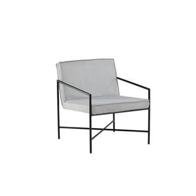 Nohr Fauteuil 'Sidra' Rib, kleur Grijs Nohr Fauteuil 'Sidra' Rib, kleur Grijs