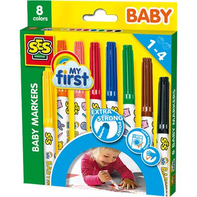 Ses my first - baby markers 8 kleuren