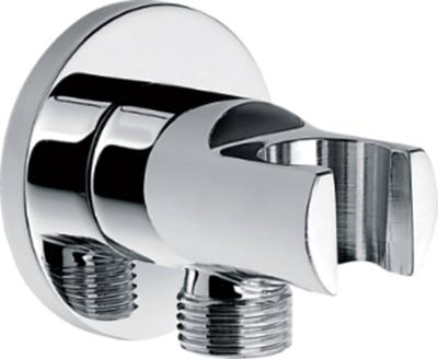 Saqu Classic messing doucheaansluiting muur + opsteek chroom