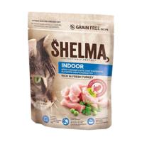 SHELMA Indoor Rich in turkey - droog kattenvoer - 750g - thumbnail