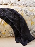 Essenza Julia Plaid Nightblue 100x150 cm - thumbnail