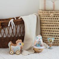 Kantelpop BabyPoli - DJECO wit - thumbnail