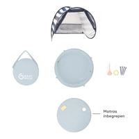 anti-UV UPF50+ pop-up tent Aquani BABYMOOV blauw wit grijs - thumbnail