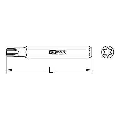 KS Tools 975.2010 9752010 Torx-bit T 10 Speciaal staal Vernikkeld 1 stuk(s) KS Tools 975.2010 9752010 Torx-bit T 10 Speciaal staal Vernikkeld 1 stuk(s)