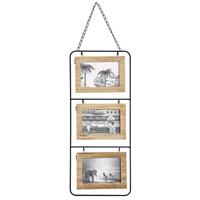 Muurfotolijst Atmosphera 3 fotos Hout MDF (52 x 22 cm) - thumbnail