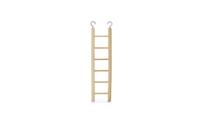 Houten vogelladder 28 cm met 6 treden - thumbnail