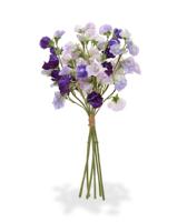 Kunstzijden Lathyrus boeket 40 cm - thumbnail