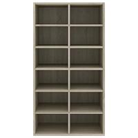 Schoenenrek 54x34x100 cm spaanplaat sonoma eikenkleurig - thumbnail