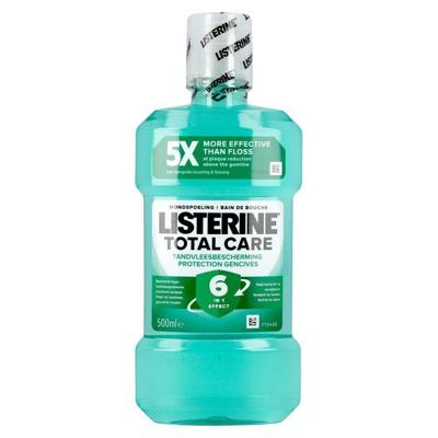 Listerine Listerine Total Care Tandvleesbescherming Mondwater 500 ml - complete bescherming Listerine Listerine Total Care Tandvleesbescherming Mondwater 500 ml - complete bescherming