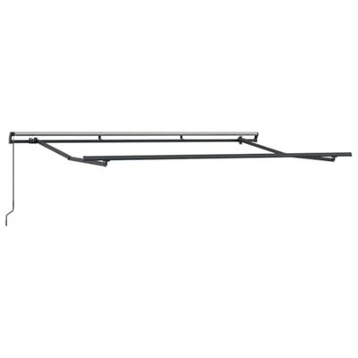 VidaXL Zijde frame antraciet 3,5 x 2 m metaal