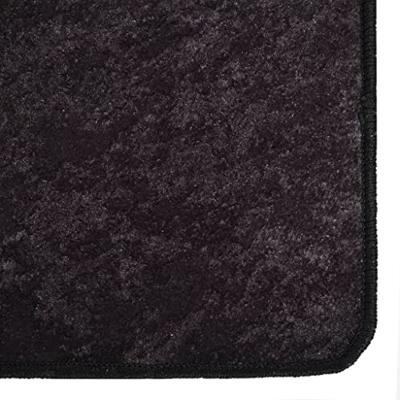 Vloerkleed wasbaar anti-slip 160x230 cm antracietkleurig - thumbnail