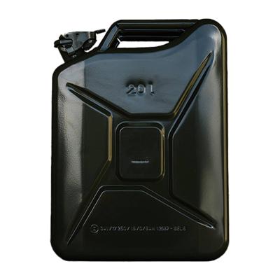 Stalen Jerrycans 20L - Groen - Duurzaam en Veelzijdig - Robuust - Opslagoplossing - Jerrycan brandstof