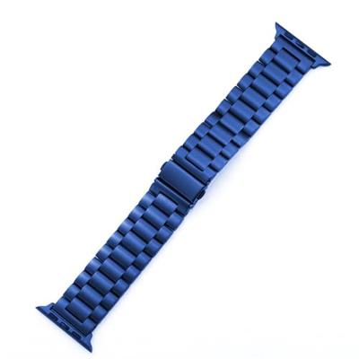 Stalen schakelband - Donkerblauw - Geschikt voor Apple watch 38mm / 40mm / 41mm / 42mm
