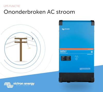 Victron Energy MultiPlus-II 48/8000/110-100/100 230V Omvormer 8000 W 48 V - 230 V Geïntegreerde laadregelaar