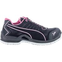 Puma Dames-veiligheidsschoen | maat 37 zwart/roze | S1P SRC ESD EN ISO 20345 | microvezel/mesh | 1 stuk - 64.411.0-37 64.411.0-37 - thumbnail