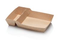 Snackbak Kraft A14 +1/A20 125x95x33mm 50 stuks - thumbnail