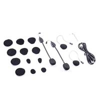Midland BTX1 Pro dubbele intercom voor motorfiets, Bluetooth, hoofdtelefoon met ruisonderdrukking, pilotencommunicatie voor passagiers, 2 hoofdtelefoons - thumbnail