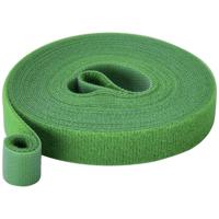 TRU COMPONENTS T24CA061 Klittenband Om te bundelen Haak- en lusdeel (l x b) 5 m x 15 mm Groen 5 m - thumbnail
