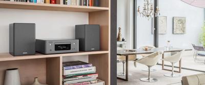 Denon: RCDN-10 Versterker - Grijs Denon: RCDN-10 Versterker - Grijs