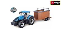 Bburago tractor NewHolland 17.315HD veetransport frictie10cm - thumbnail