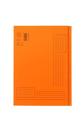 Vouwmap quantore a4 ongelijke zijde 250gr oranje | 10 stuks