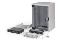 Digitus 10 network bundle, 9U cabinet and equipment, gr Grijs - thumbnail
