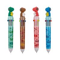 Dino 10-kleuren balpen - thumbnail